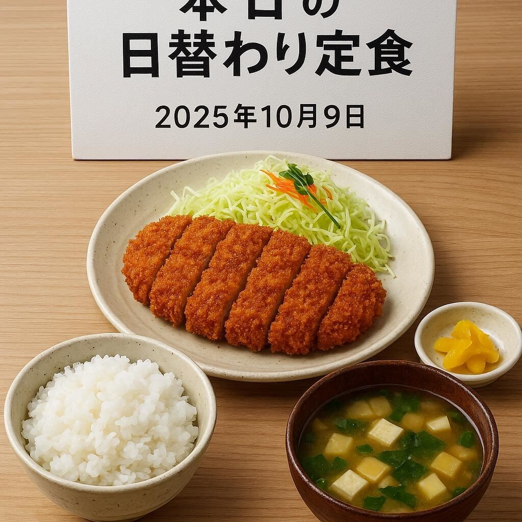 本日の日替わり定食