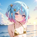 Re.金色ビキニの女の子 4枚目