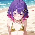Re.金色ビキニの女の子 6枚目