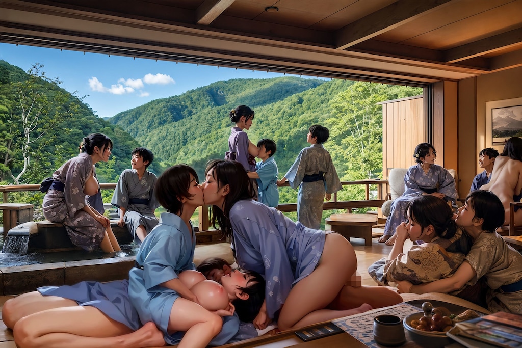 息子交換会 ~温泉旅館編(昼)~