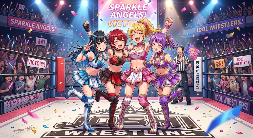 きゃわきゃわアイドルレスラーちゃんチーム