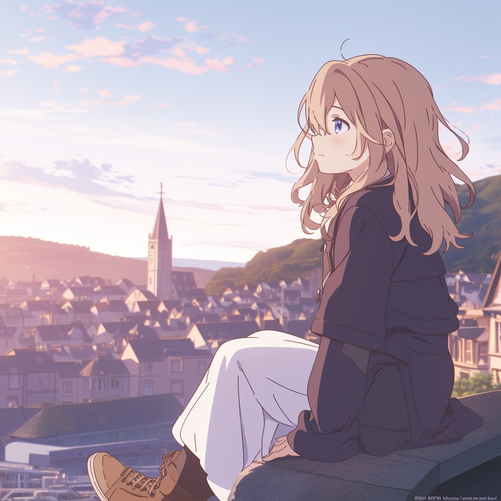 コークの街と女の子 The town of Cork and the girl