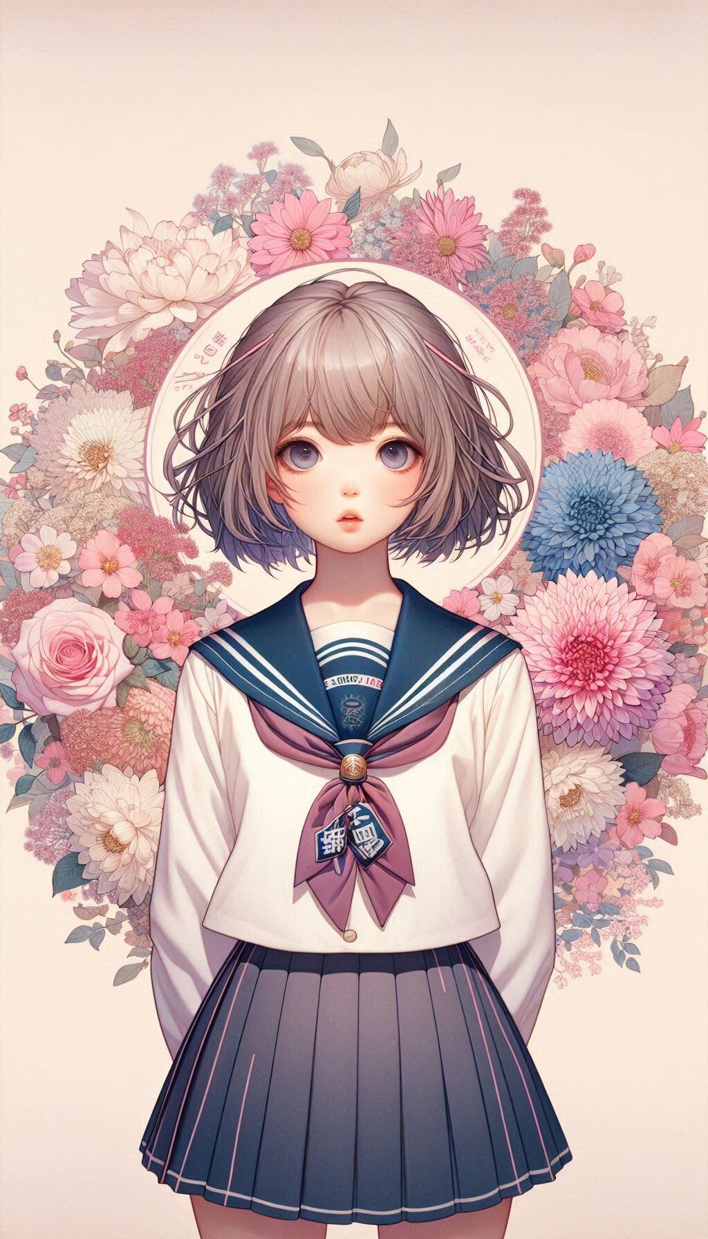 Dalleのパステルガール