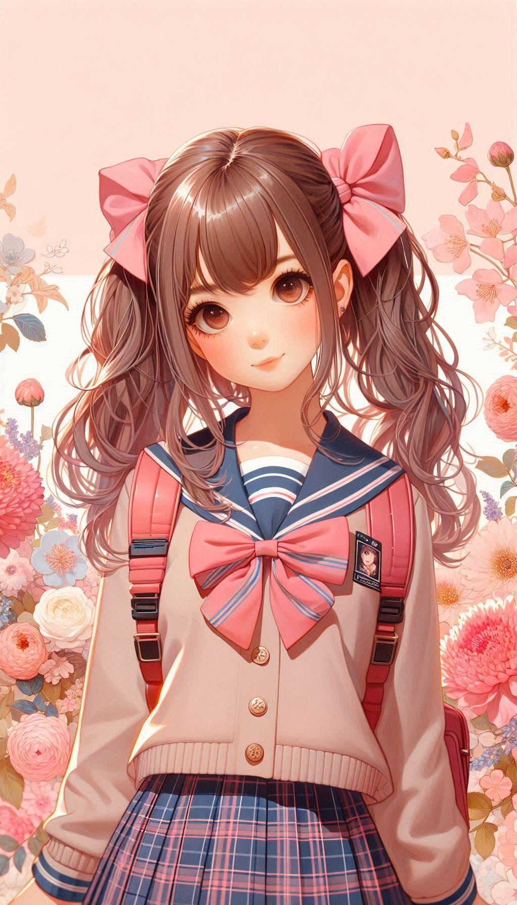 Dalleのパステルガール