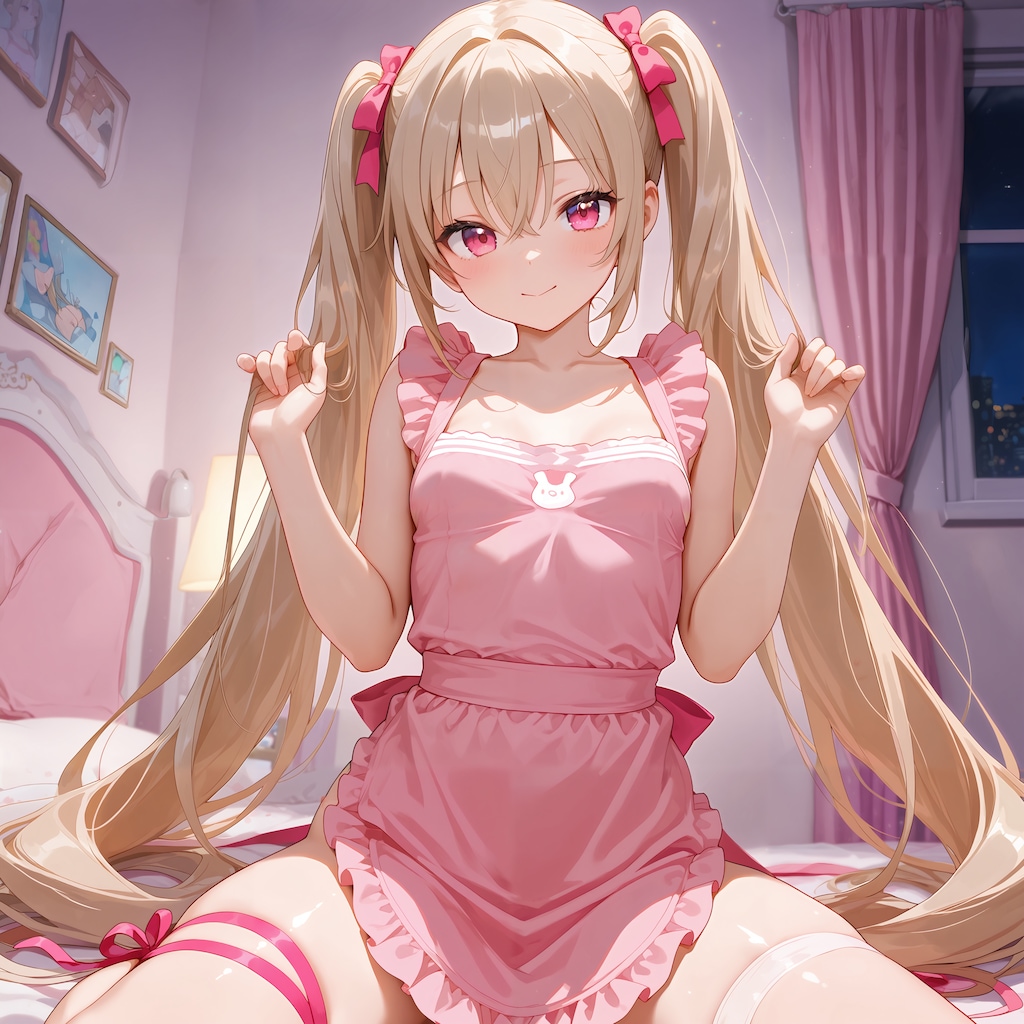 魅惑の裸エプロンで誘うさとみん #1