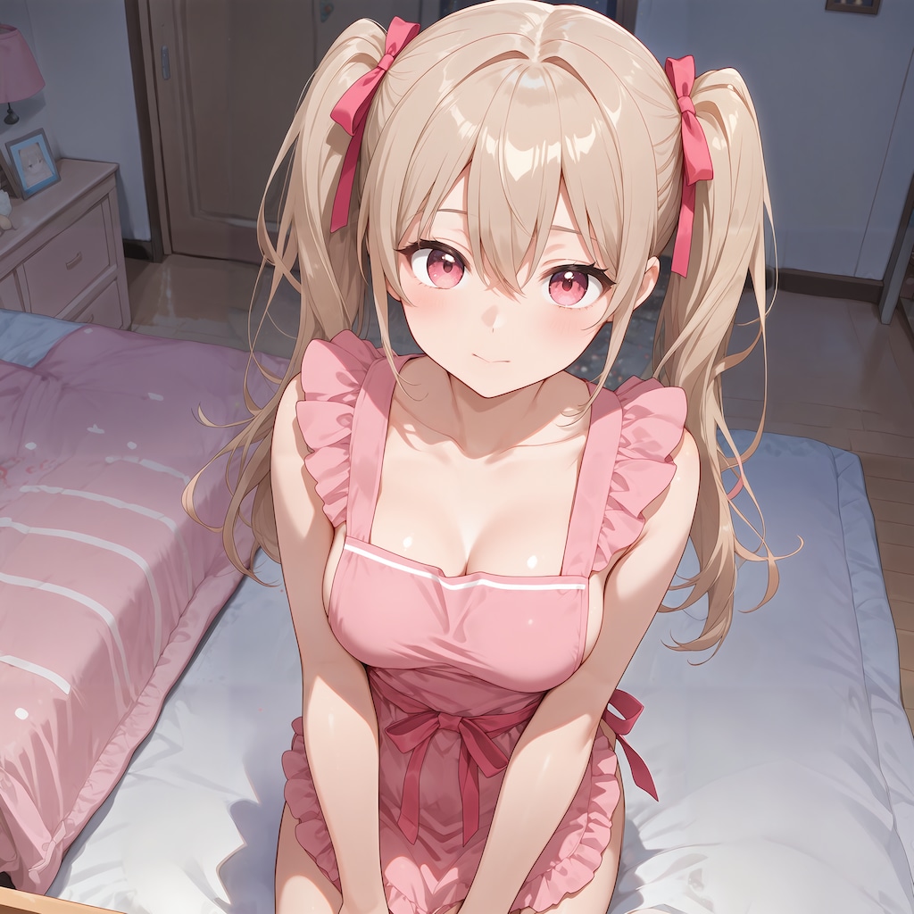 魅惑の裸エプロンで誘うさとみん #1