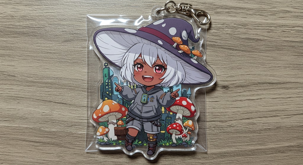 きのこの魔女のアクキー