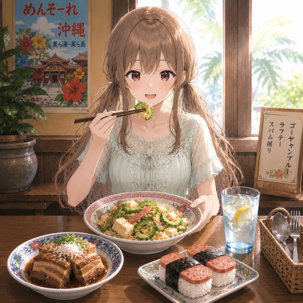 梢とランチ（５３）沖縄料理、ま～さんど～！！（おいしいよ！！）