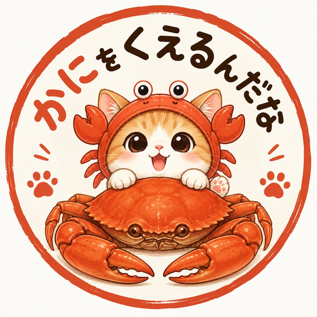 かにくえロゴ