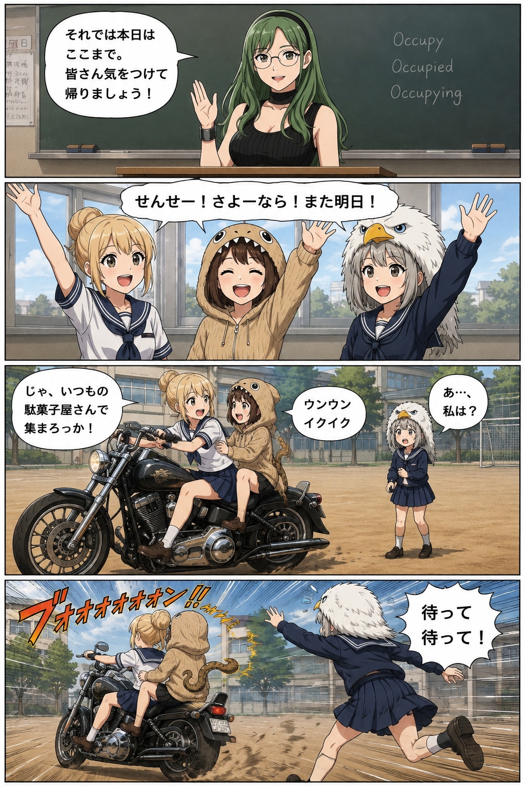 ちゃんとしたノコ金漫画　第5話「お下校」