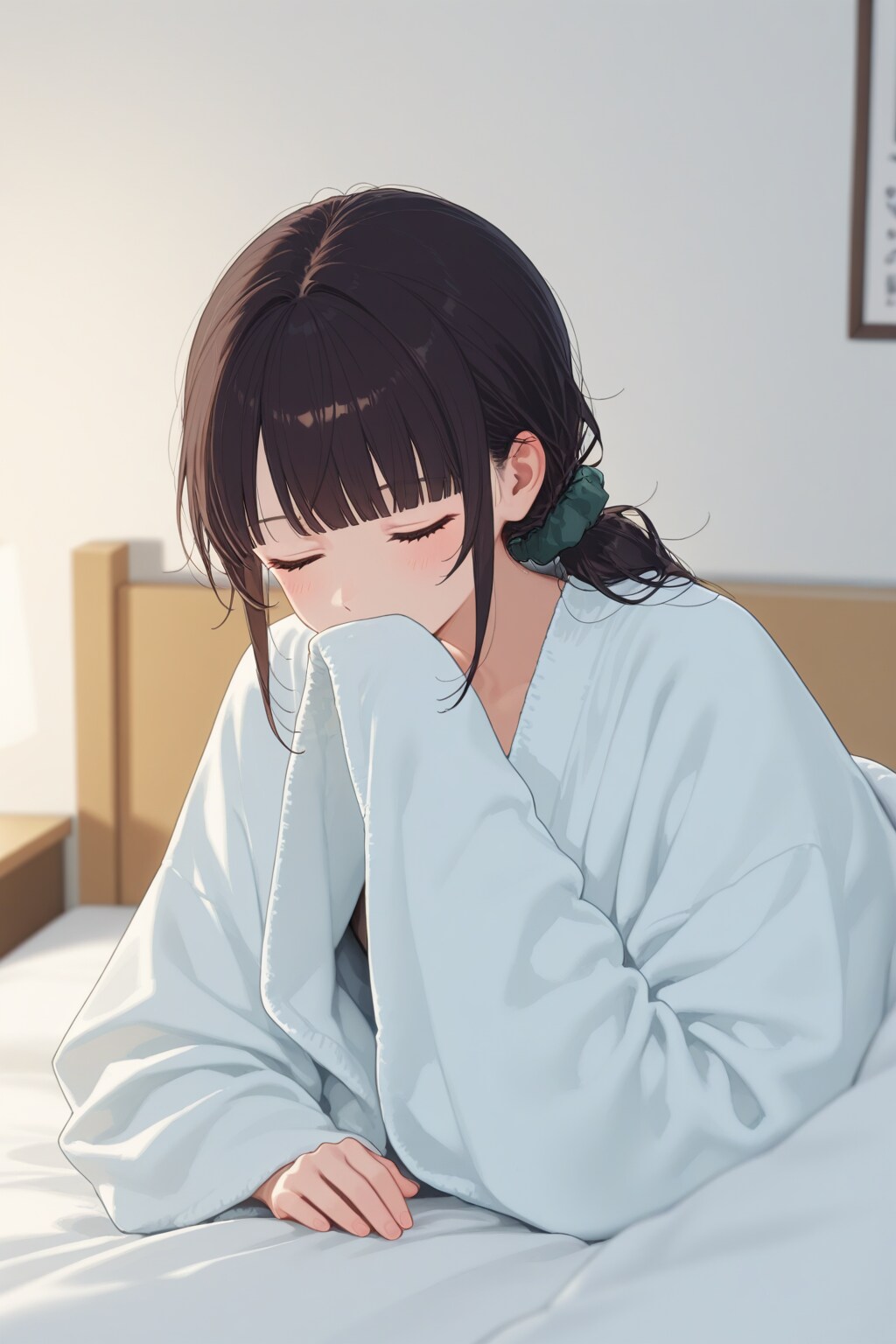 まだ眠いまなか