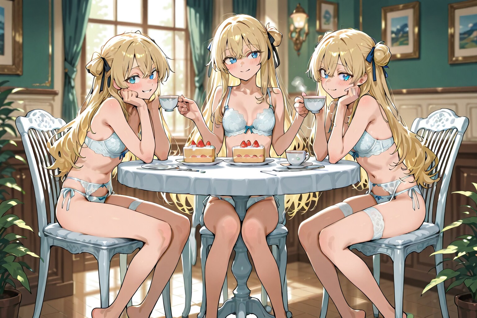 【習作】三つ子ちゃんになってしまったよ。