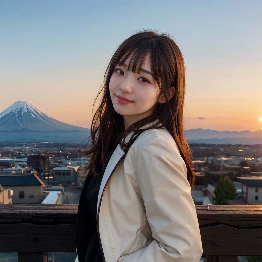 山と日の出 5/10