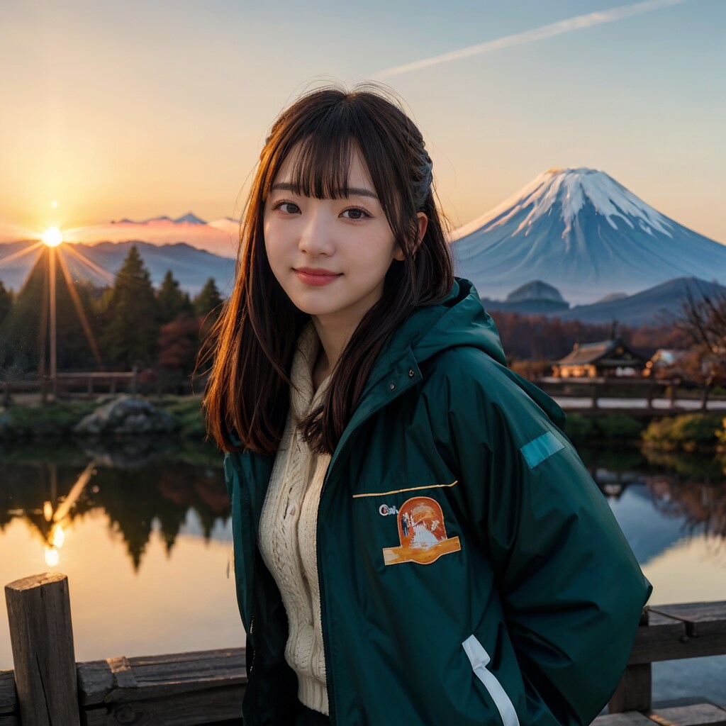 山と日の出 5/10