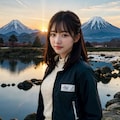 山と日の出 5/10 9枚目