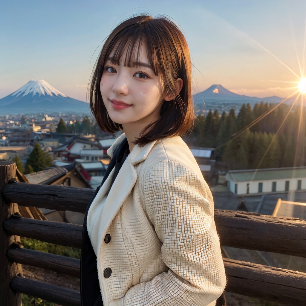 山と日の出 5/10