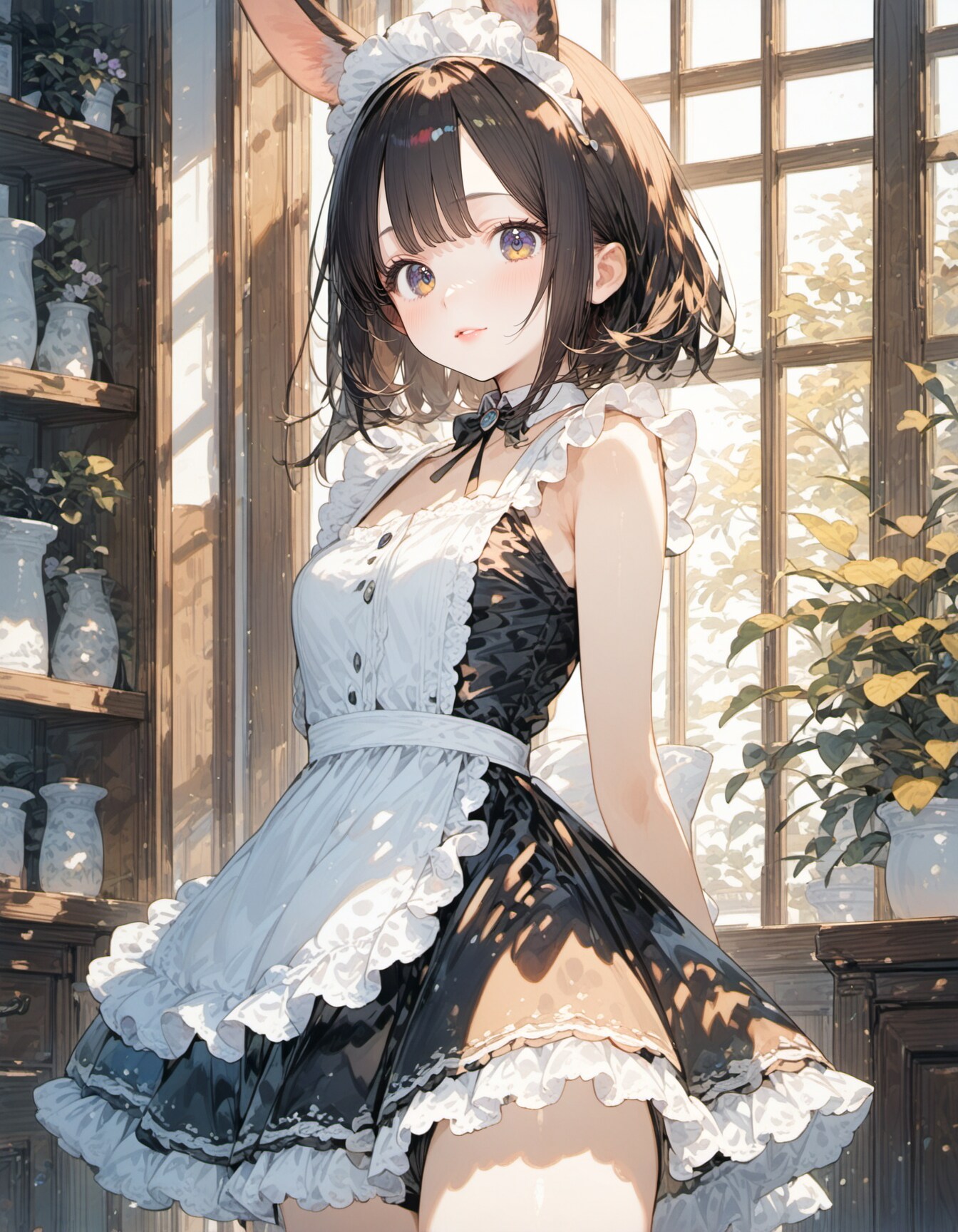 Rabbit Maid | の人気AIイラスト・グラビア