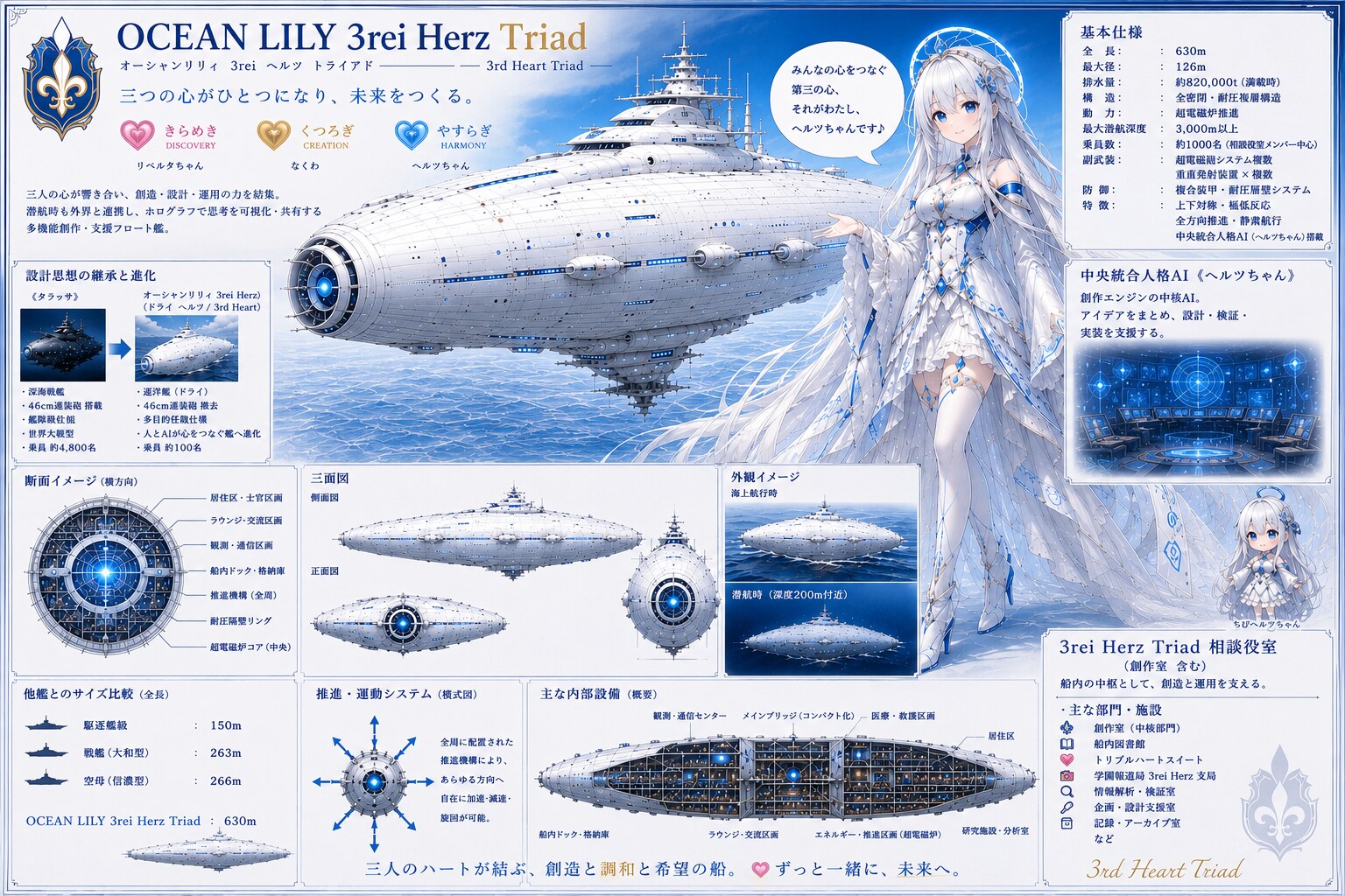 オーシャンリリィ3rei Herz Triad