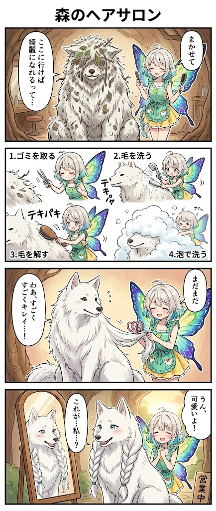 美容師の妖精