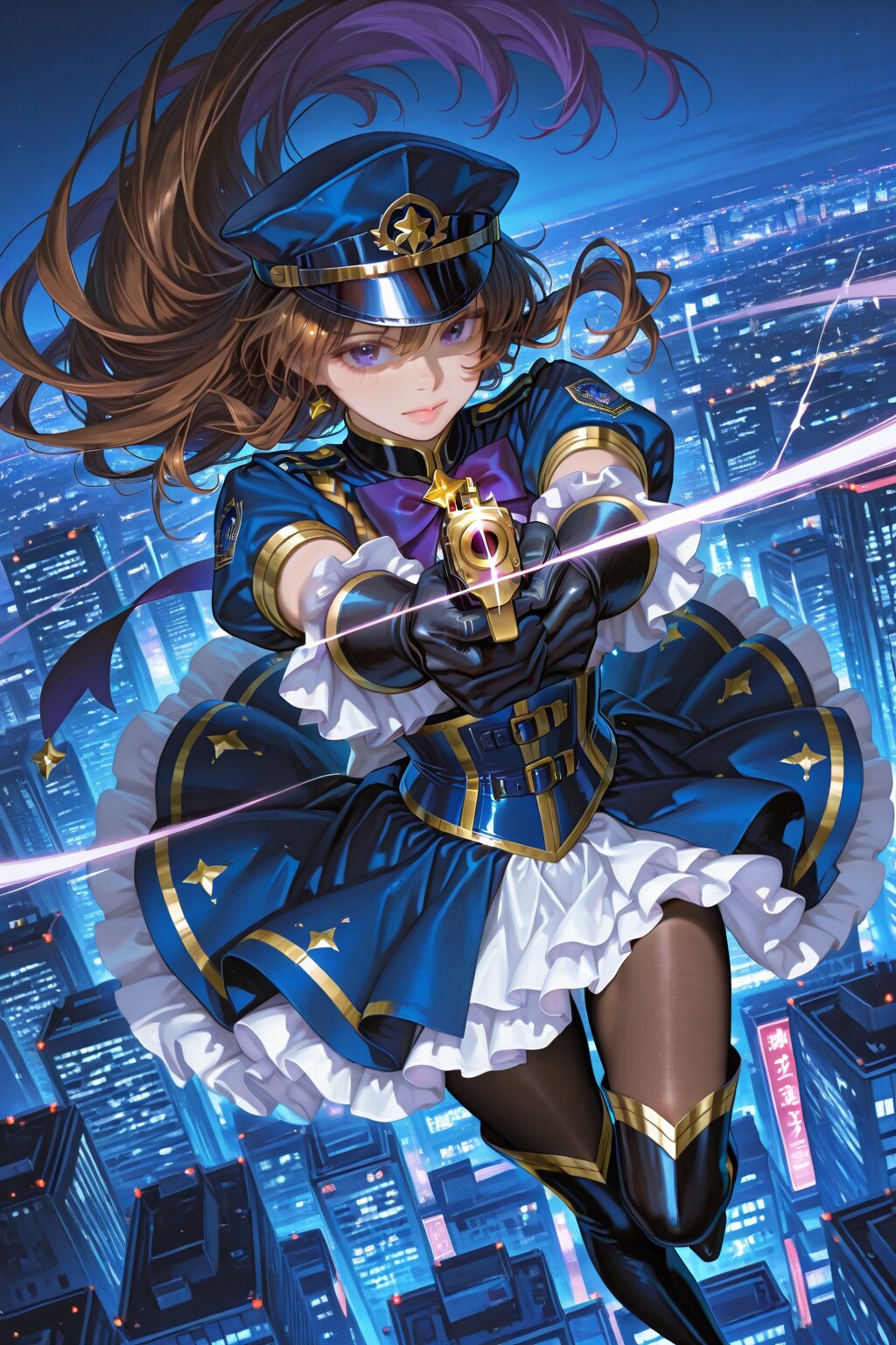 魔法少女警察だ！ | の人気AIイラスト・グラビア