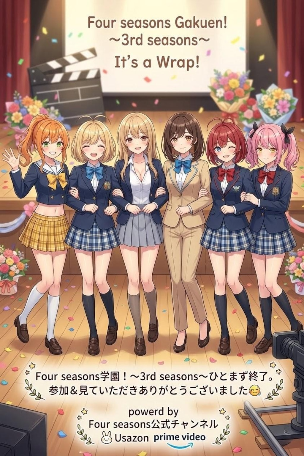 フォーシズ学園3クランクアップ！