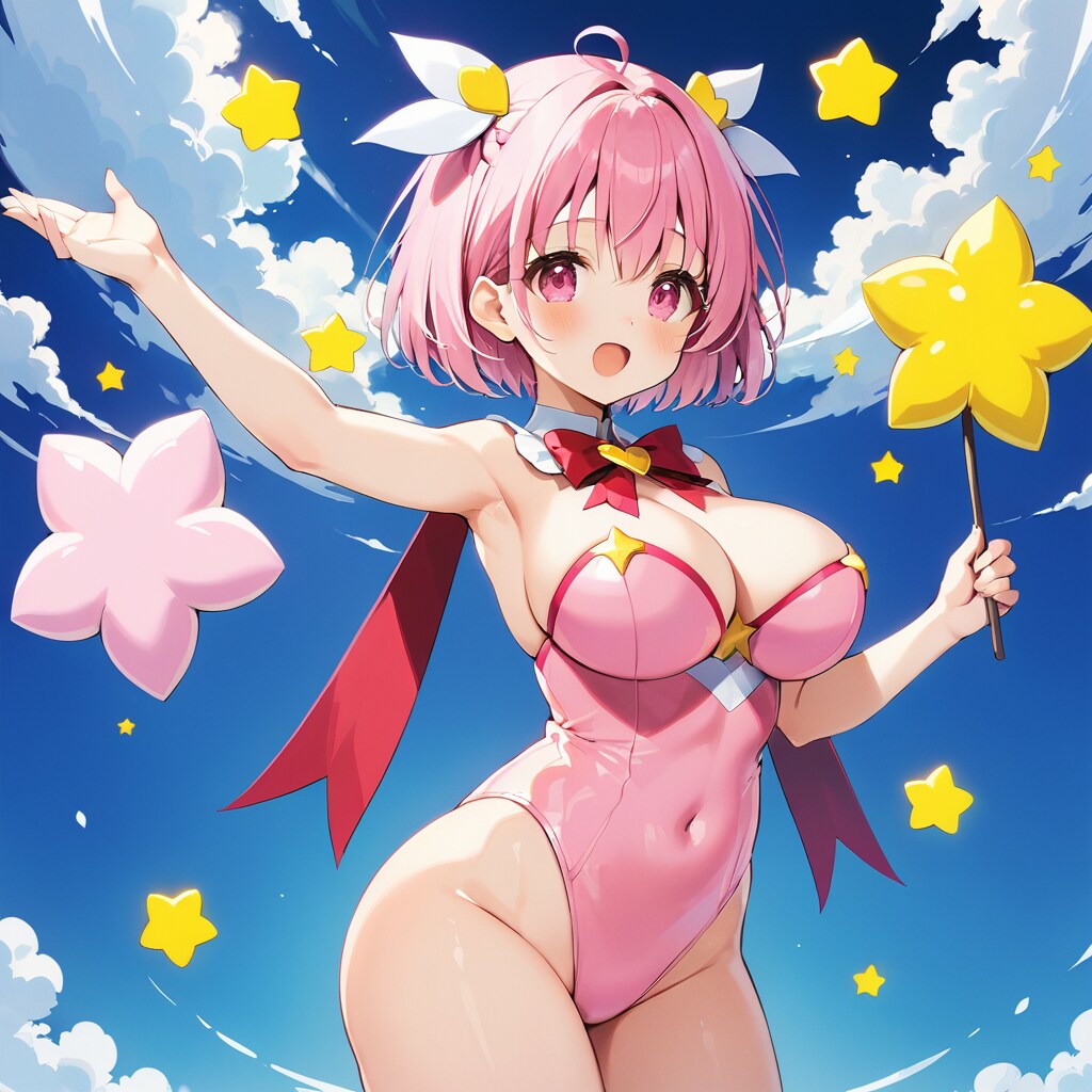 看板娘：マナ・テティス　魔法少女版