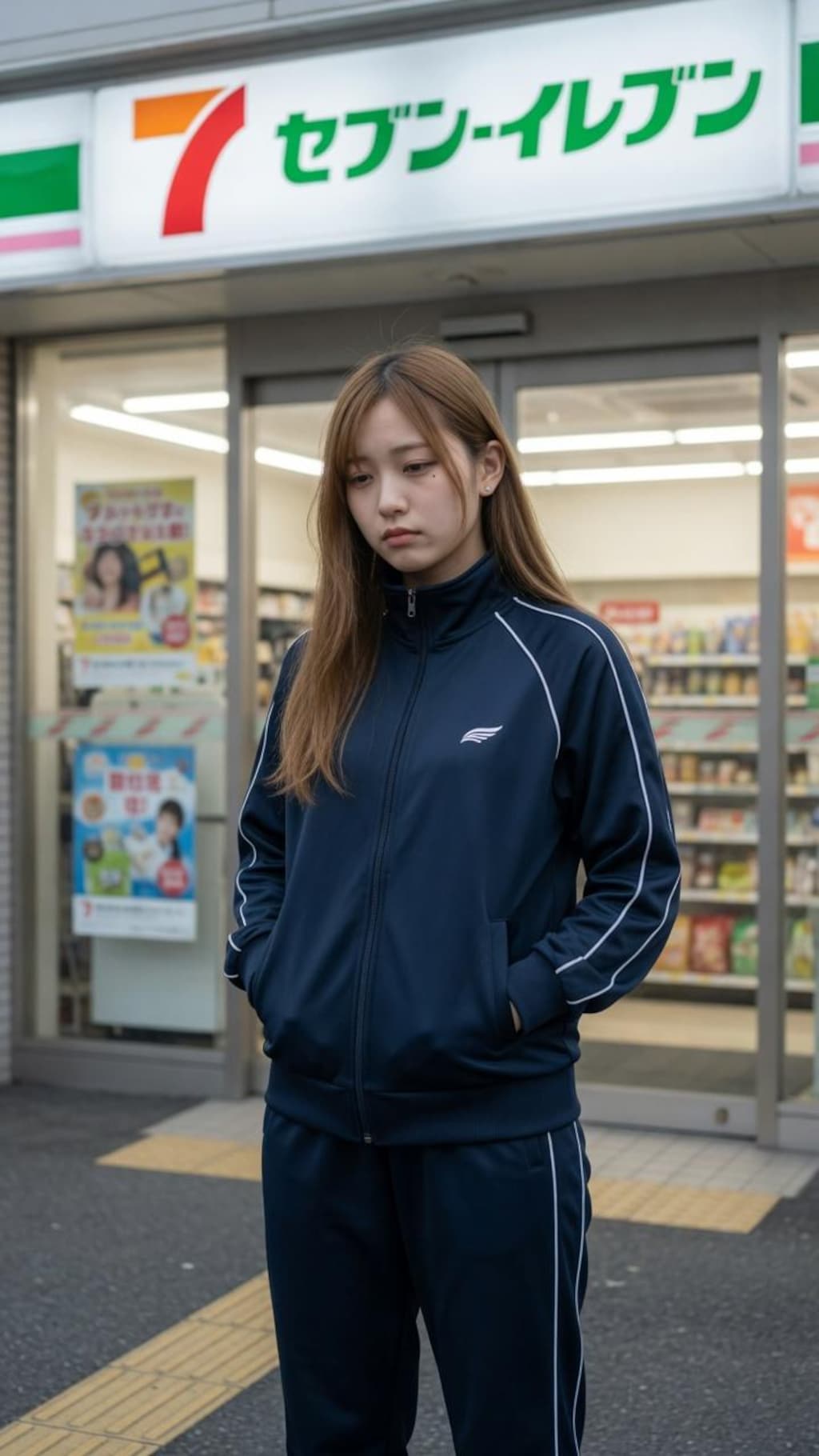 ジャージの女の子