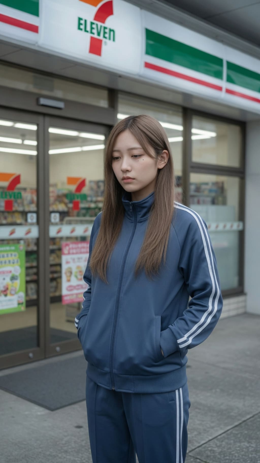 ジャージの女の子