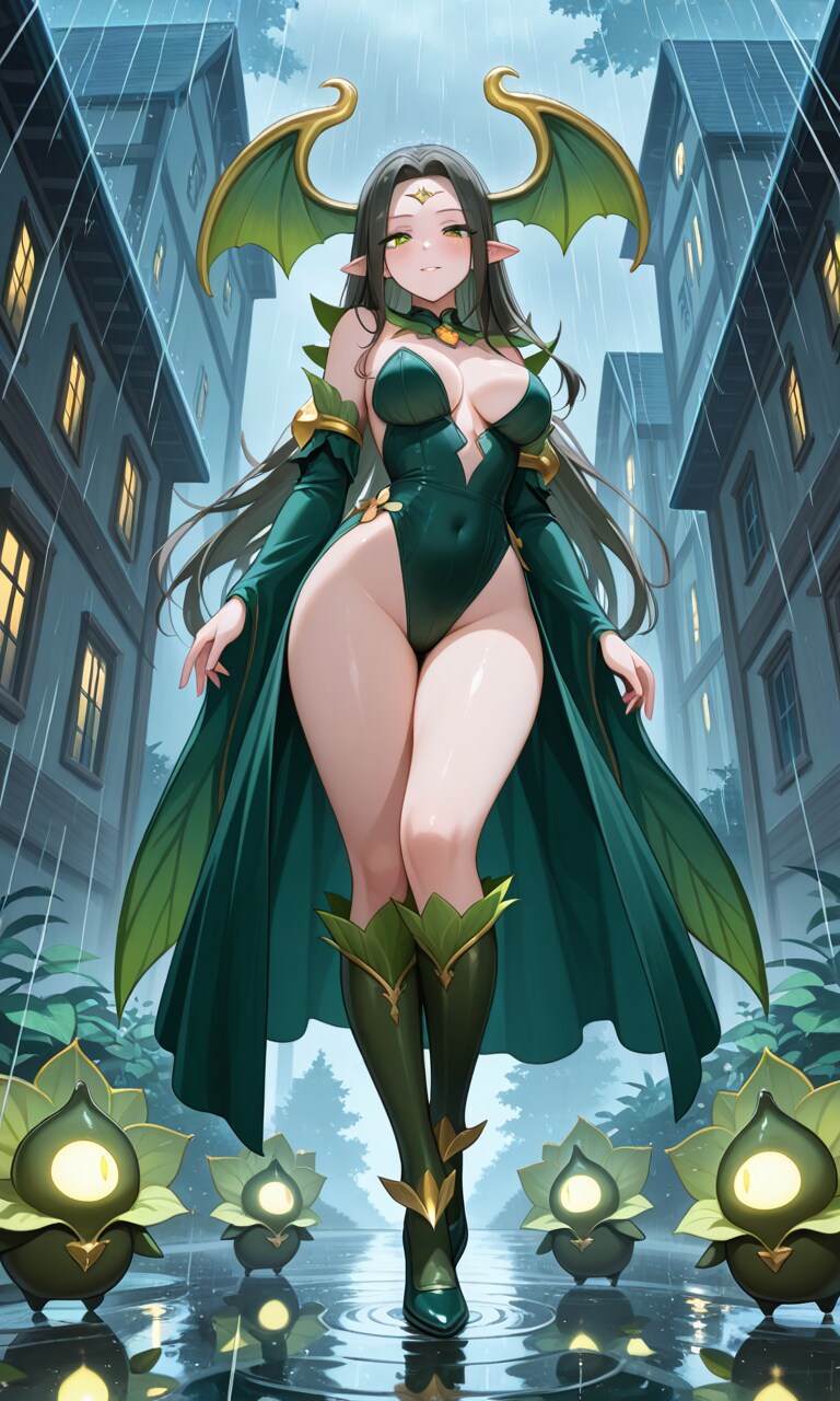 ハイレグモン娘