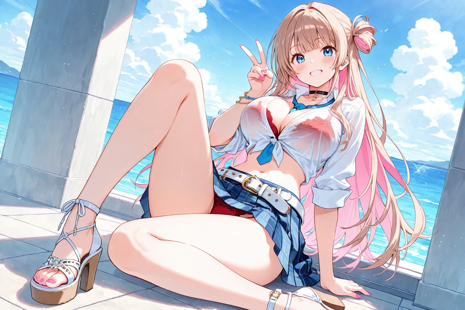海のギャル