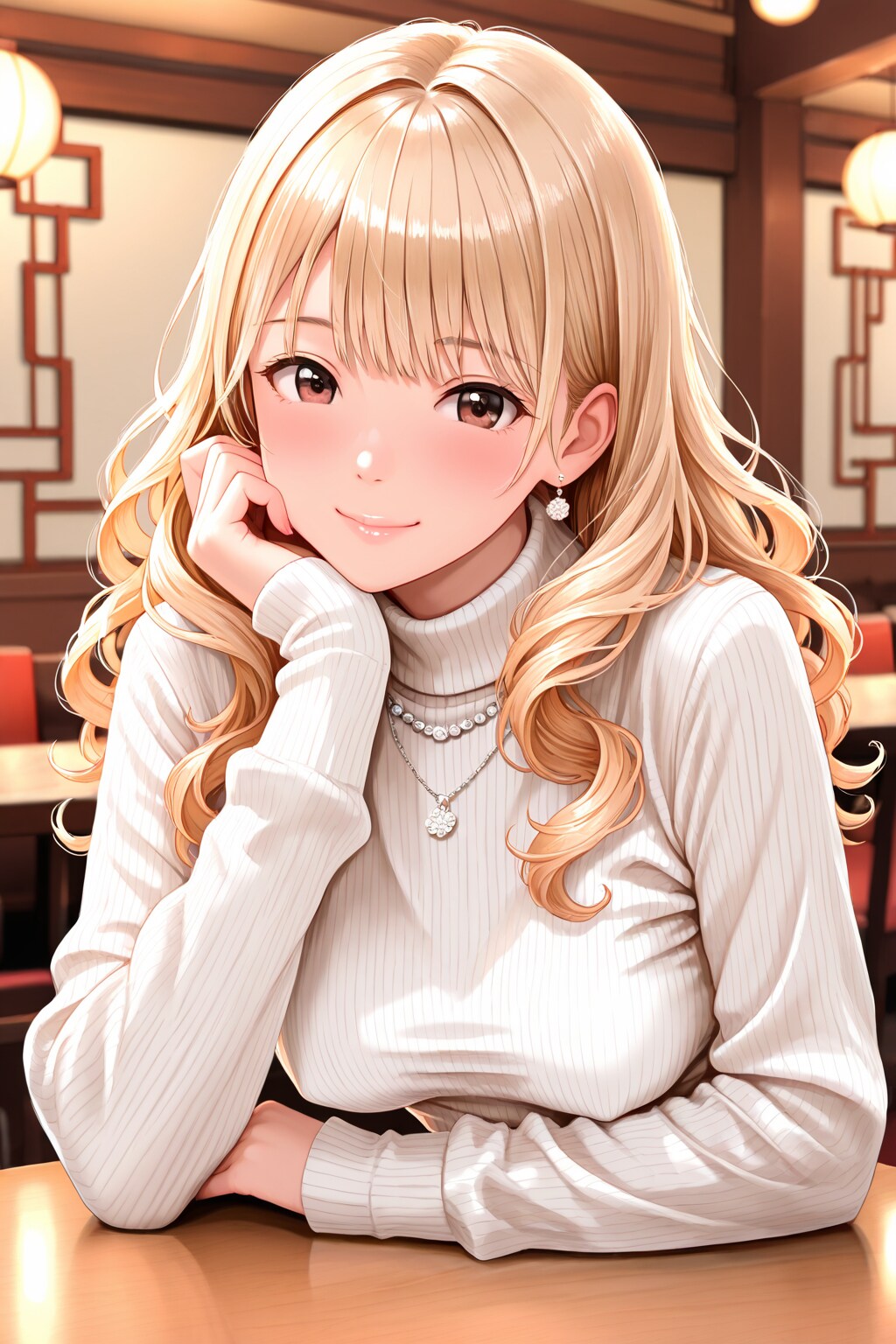 中華料理屋に来た心愛ちゃん