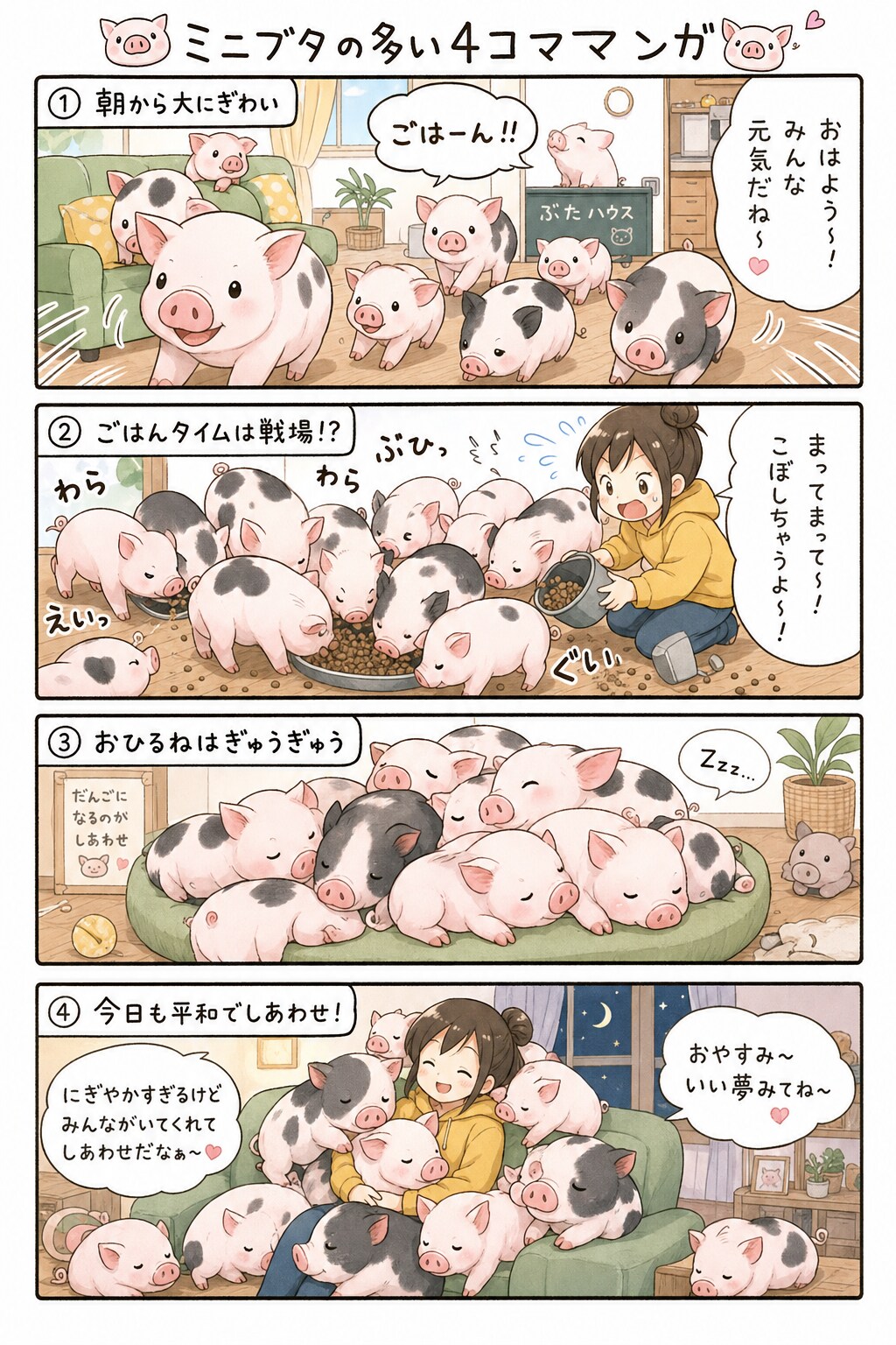 ミニブック４コママンガ