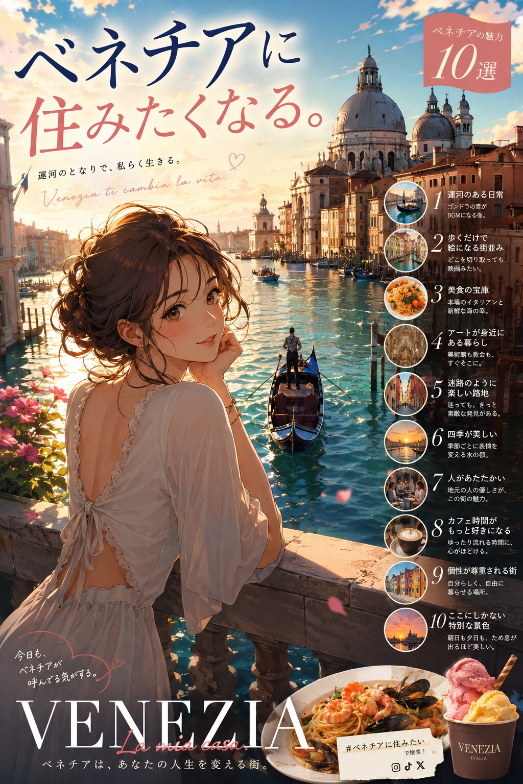 ベネチアの女 | の人気AIイラスト・グラビア