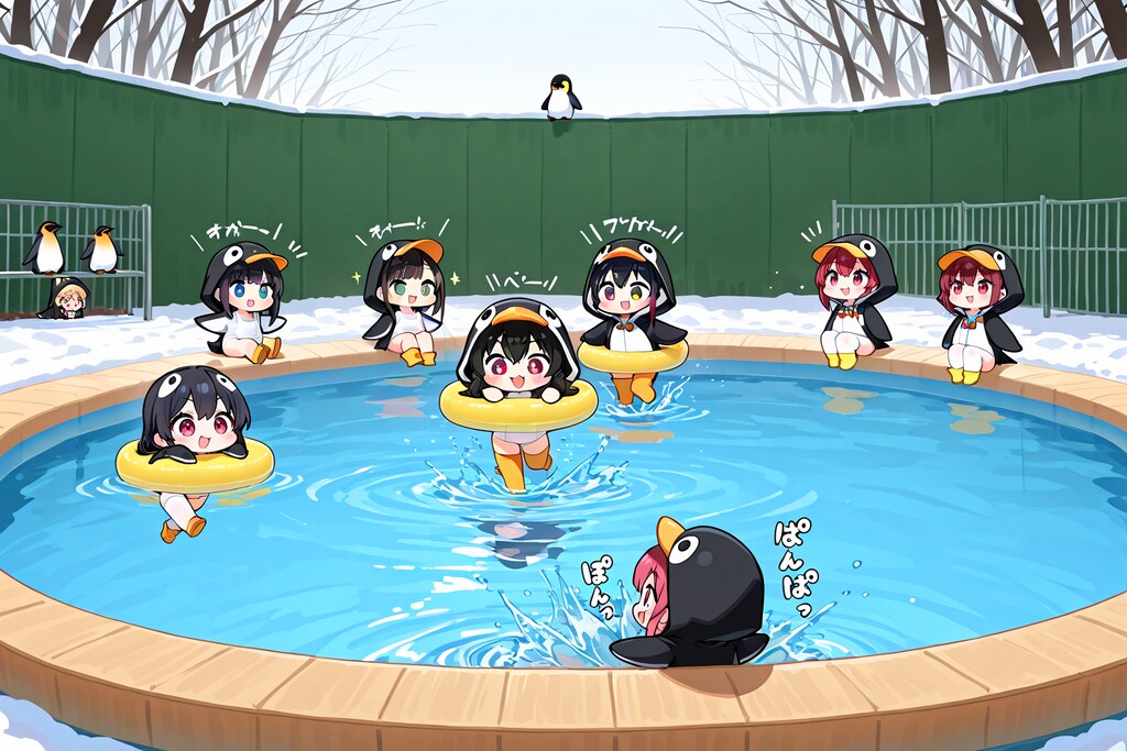 ペンギンちゃんの行進