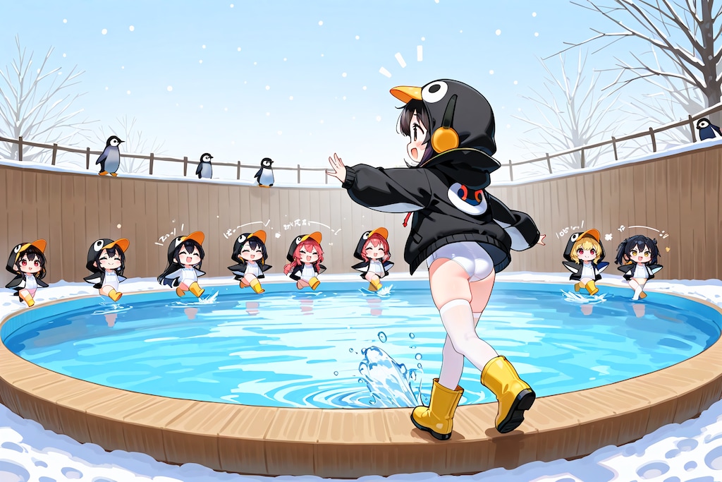 ペンギンちゃんの行進