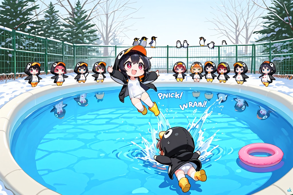 ペンギンちゃんの行進