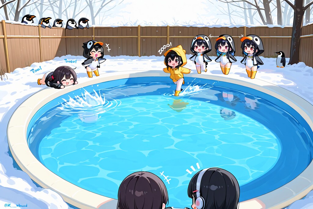 ペンギンちゃんの行進