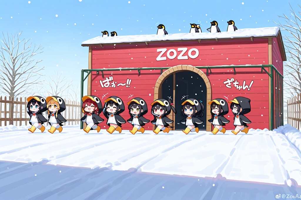 ペンギンちゃんの行進