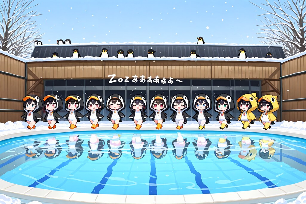 ペンギンちゃんの行進