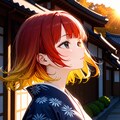 古の夕日【企画参加用】 2枚目