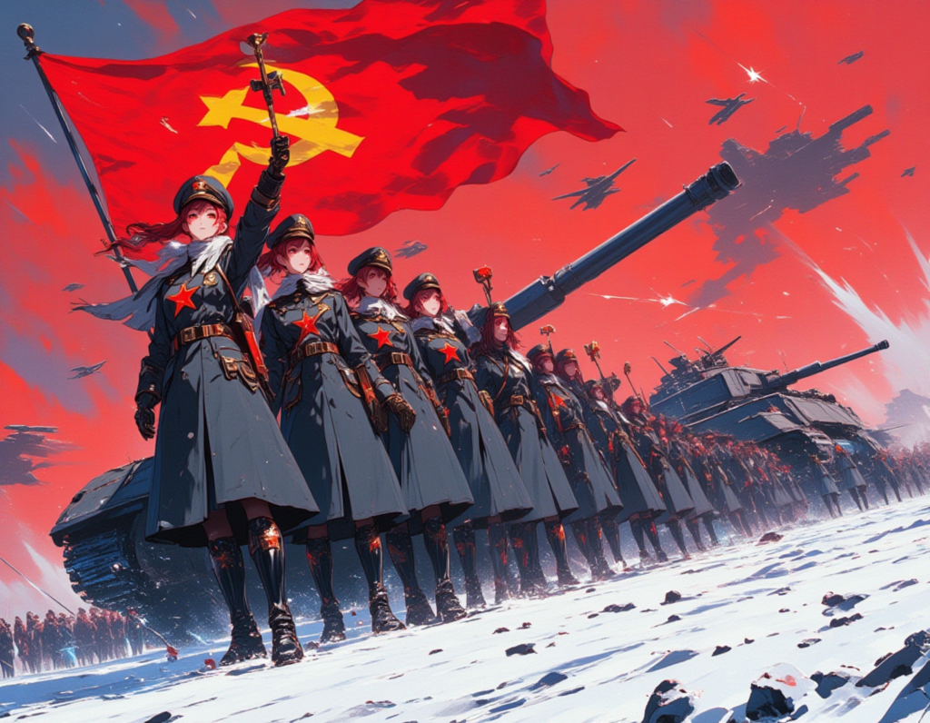 【リメイク】ソビエト連邦はまるで東の熊のように全世界を征服するのだ。（Soviet March：Red Alert 3より）