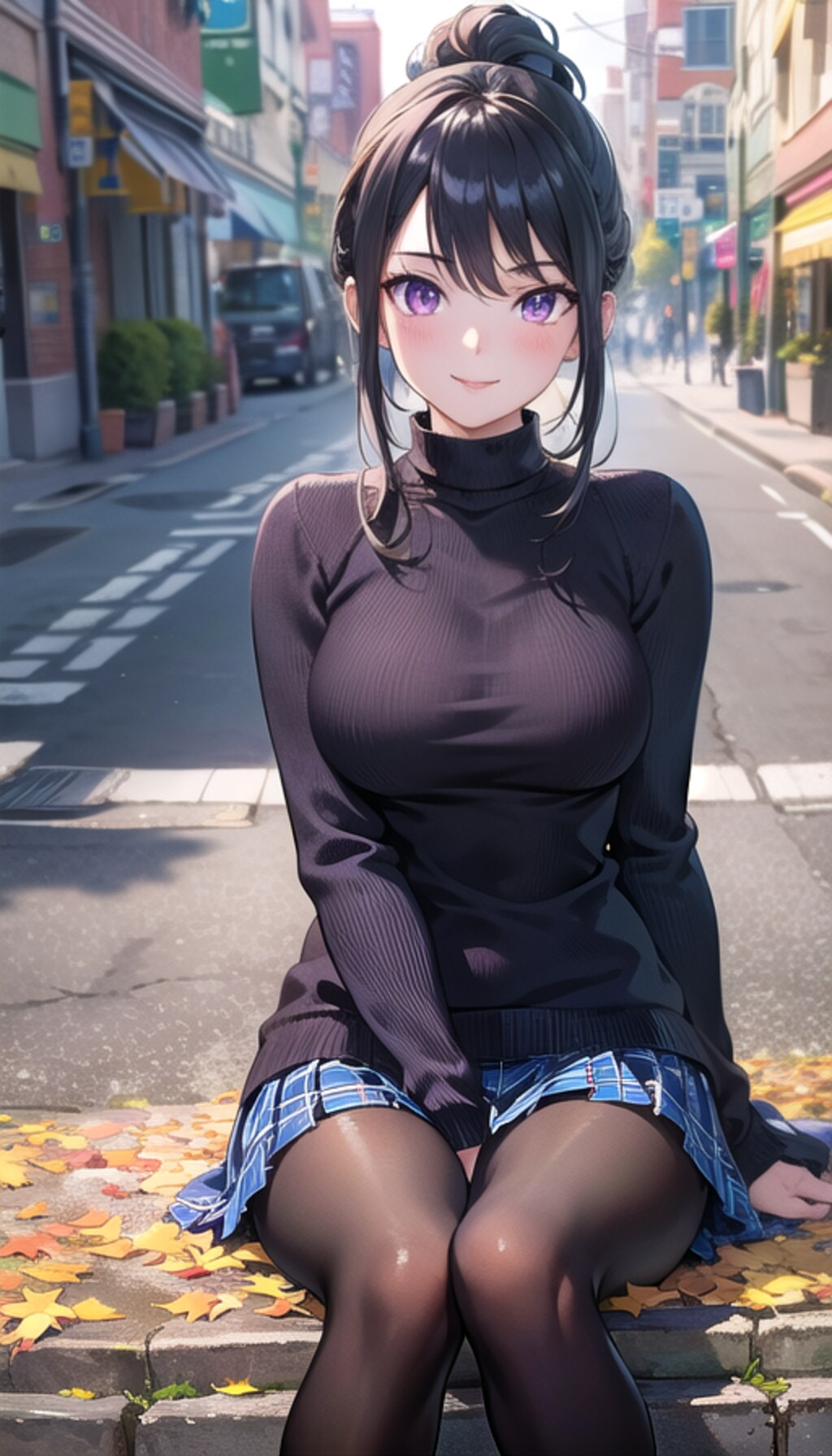 碧嶋水都ポニテ　街ブラロケ