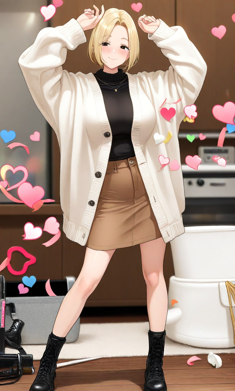 金髪ショートで | の人気AIイラスト・グラビア