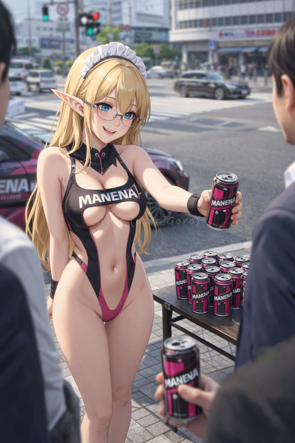 キャンペーンガールにエルフを召喚(R-15)