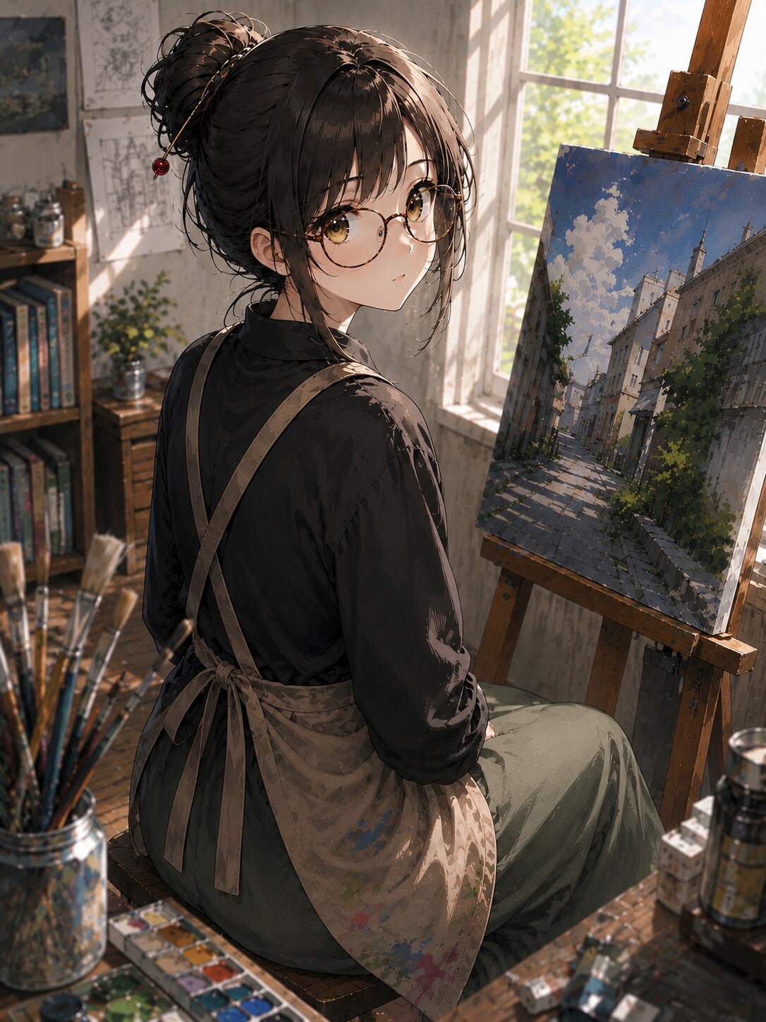 眼鏡っ娘観測所・観測記録No.007 | の人気AIイラスト・グラビア