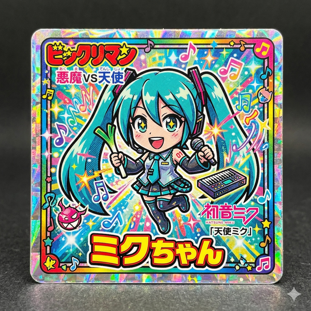 ミクちゃんシール