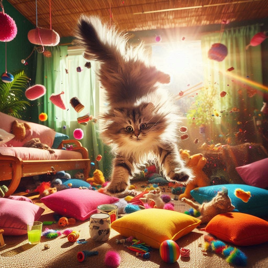 カオスな猫 | の人気AIイラスト・グラビア