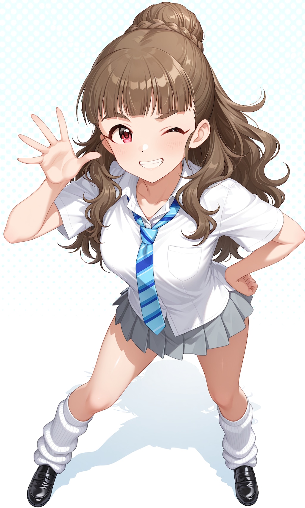 トライアドプリムスのミニスカ制服＆ルーズソックス