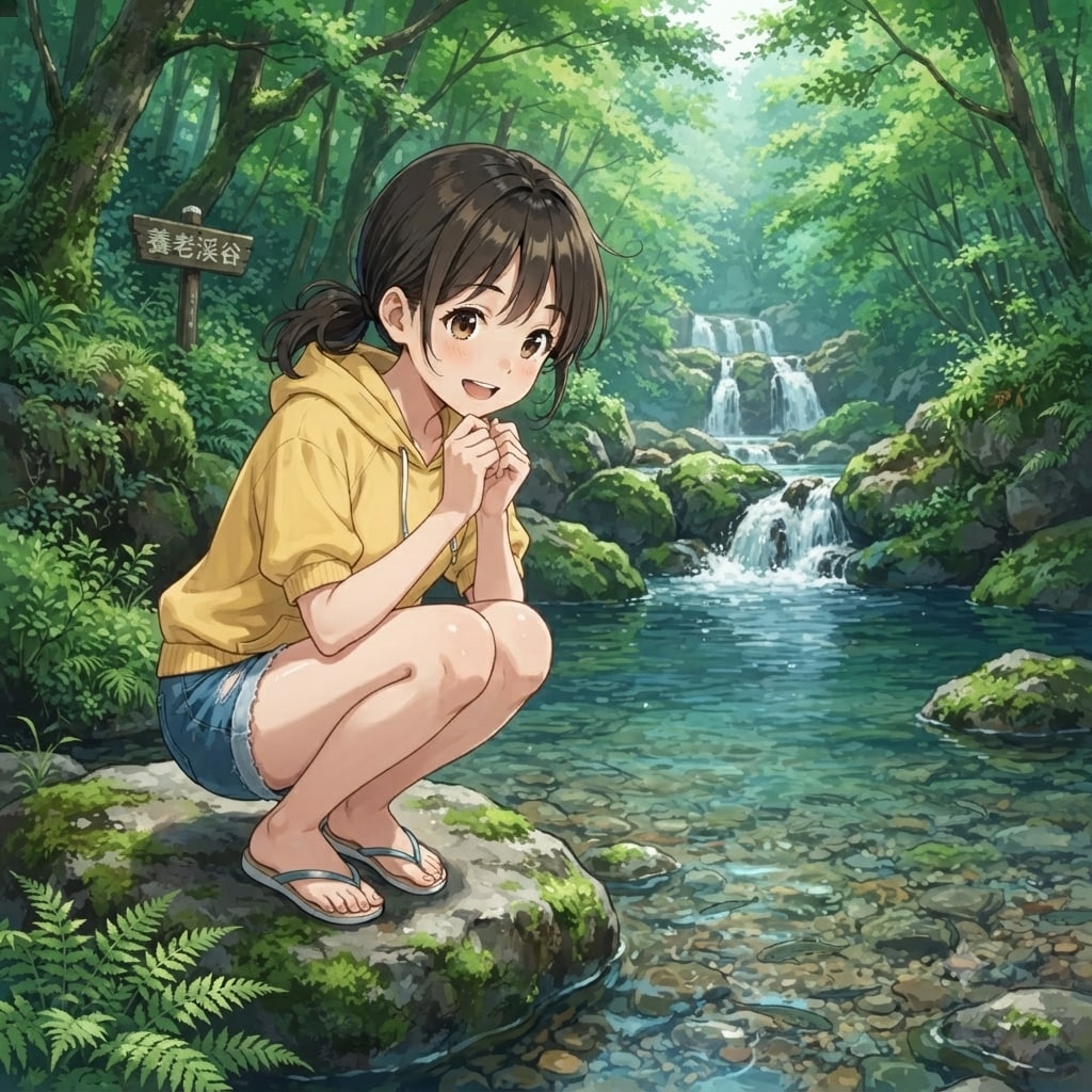 千葉県：養老渓谷（×）