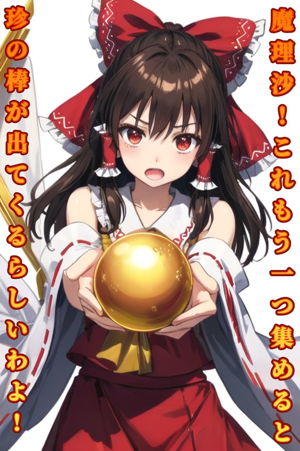 【コスプレ】博麗と金の玉